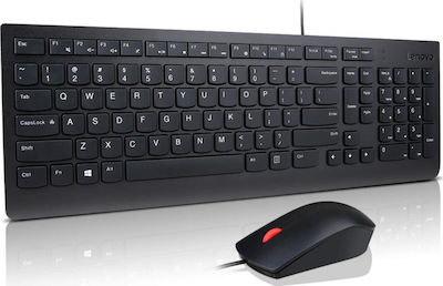 Lenovo Essential Wired Keyboard & Mouse Combo Σετ Πληκτρολόγιο & Ποντίκι Ελληνικό