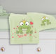 Beauty Home Set de prosoape pentru copii 2pcs Frog 5077 Verzi