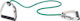 Thera-Band Gymtube Resistance Band Hard with Handles Green 1.40m
