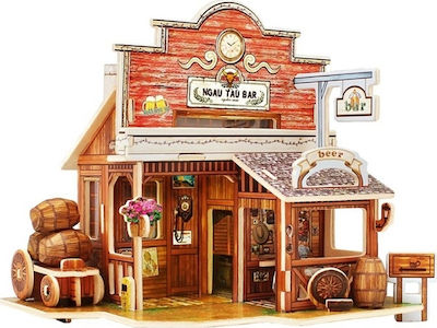 Robotime Wooden Construction Toy Rolife Ξύλινο 3D American Bar