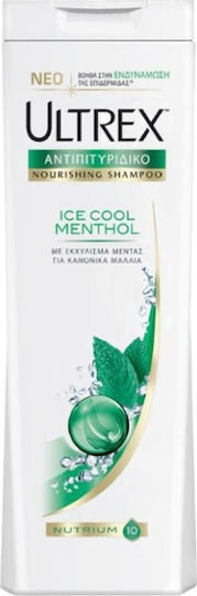 Ultrex Ice Cool Menthol Shampoos against Dandruff for Normal Hair 360ml