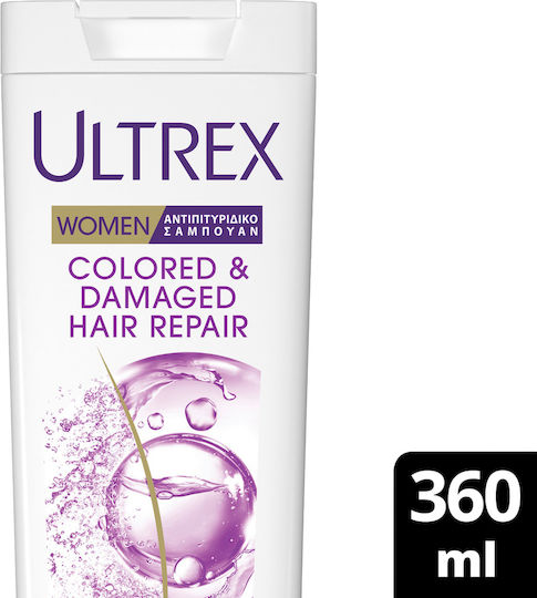 Ultrex Damaged & Colored Hair Shampoos against Dandruff for Coloured Hair 360ml