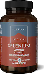 TerraNova Selenium Complex 200mg 100 φυτικές κάψουλες TerraNova Selenium Complex 200mg 100 φυτικές κάψουλες