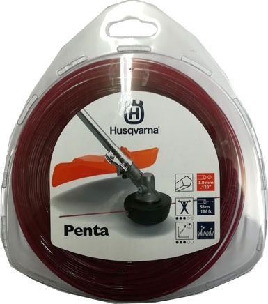 Husqvarna Penta Μεσινέζα Πεντάγωνη Μήκους 56m και Πάχους 3mm