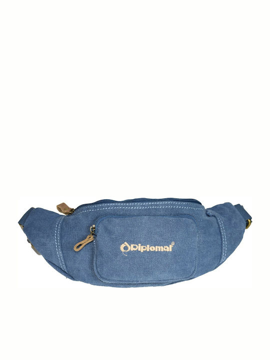 Diplomat Herren Bum Bag Taille Blau