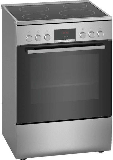 Bosch Κουζίνα 66lt με Κεραμικές Εστίες Π60εκ. Inox