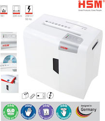 HSM HD DataShredstar 42121 Strip Cut 10-Sheet CD and Paper Shredder