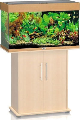 Juwel Rio Fish Aquarium Capacity 125lt with Lighting, Heater, Circulator, Filter and 81x36x50cm. Beige 01800