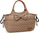 Kikka Boo Shoulder/Hand Diaper Bag Dotty Brown ...