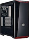 CoolerMaster MasterBox Lite 5 Midi Tower Компютърна кутия със страничен прозорец Черен