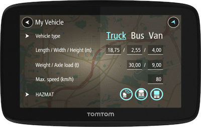 TomTom Συσκευή Πλοήγησης GPS Go 520 Professional με Οθόνη 5" Bluetooth / USB / Wi-Fi & Kartensteckplatz 1PN5.002.07