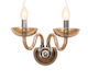Aca Lunaria Classic Lamp Wall with Socket E14 Honey 40x30cm