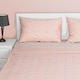 Fennel Bettbezug-Set Baumwolle Einzelbett mit Kissenbezug 160x220 Comfort Blume Rosa