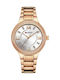 Curren Watch with Metal Bracelet Pink Gold