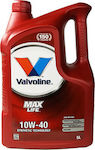 Valvoline Συνθετικό Λάδι Αυτοκινήτου Max Life Synthetic 10W-40 A3/B4 / A3/B3 5lt