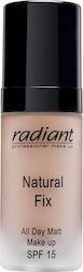 Radiant Natürliche Fix All Day Matt Flüssig Make-up/Foundation 30ml