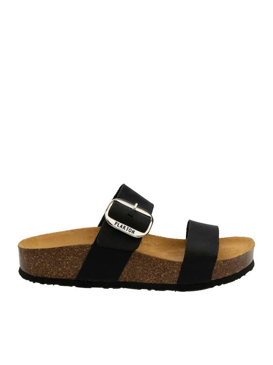 Plakton Leather Women's Flat Sandals Anatomic F...