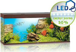 Juwel Rio 450 LED Aquarium 450lt with Lighting, Heater, Circulator and Filter 51x51x66cm Brown