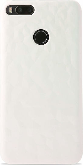 Xiaomi Original Hard Textured Back Cover Πλαστικό Λευκό (Xiaomi Mi 5X/Mi A1)