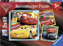 Детски Пъзел Cars Legends of the Track 147бр Ravensburger