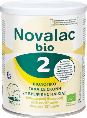 Novalac Milk Formula Bio 2 for 6m+ 400gr