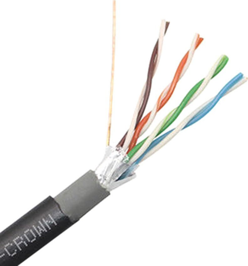 Powertech U/UTP Cat.5e Cable 100m Μαύρο (CAB-N104) | Skroutz.gr
