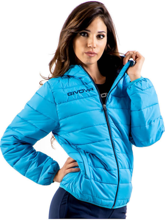 Givova Olanda Winter Jacke Puffer Blau