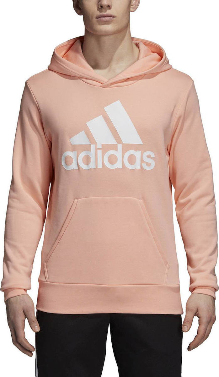 adidas essentials linear pullover hoodie