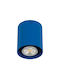 VK Lighting VK/03002/DB Single Spot with GU10 Lamp Adapter in Blue Color