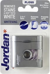 Jordan Whitening Dental Floss with Mint Flavour 25m