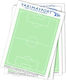 Yakimasport Coach Note Pad A4 Tablă Tactică Fotbal