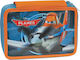 Gim Planes Pencil Case Full with 2 Compartments Blue