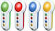 Microsoft Buzzers 4-pack Ασύρματο Gamepad για Xbox 360 Πολύχρωμο