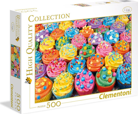 Buntes Cupcakes Puzzle 2D 500 Teile