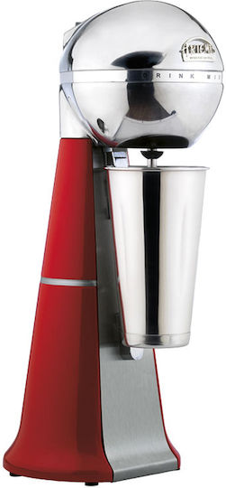 Artemis Commercial Coffee Frother A-2001 Retro Red 350W with 2 Speeds