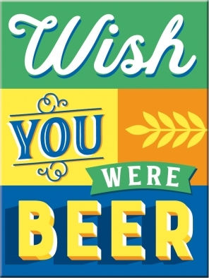 Nostalgic Art Wish You Were Beer Μαγνητάκι 6x8εκ.