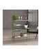 Bibliotecă Step Bej 80x30x120 cm