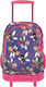 Lyc Sac Rock N Roll Elementary School Trolley Bag Purple Any Girls