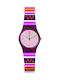 Swatch Laraka Watch with Rubber Strap