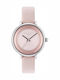 Ted Baker Isla Γυναικείο Ρολόι 36mm Μπαταρίας με Ροζ Δερμάτινο Λουράκι