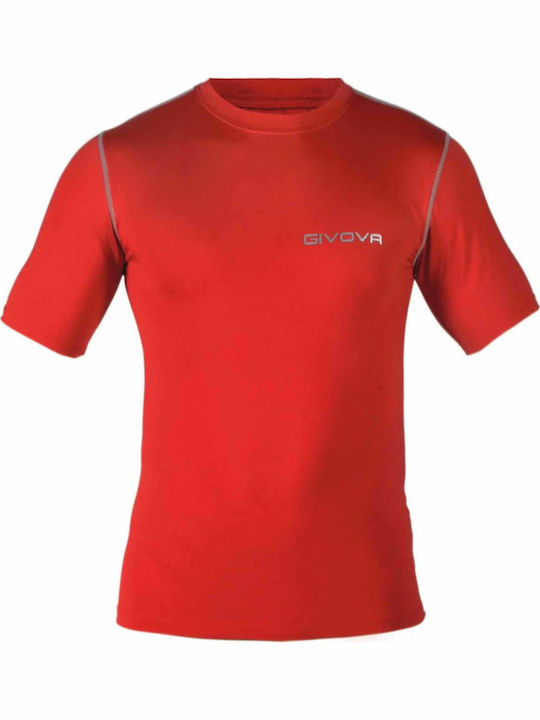 Givova Corpus 2 SS Herren Thermo Kurzarmshirt Rot