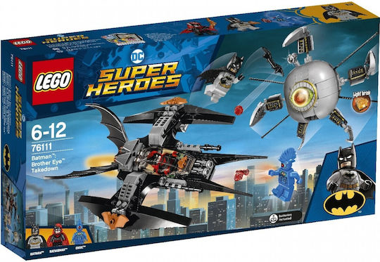 LEGO DC Super Heroes Batman Brother Eye Takedown за 6-12 години години