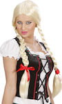 Carnival Wig with Braids Blond