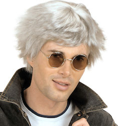 Carnival Wig Straight Gray Αντρική