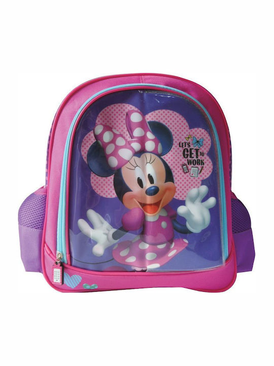 Diakakis Minnie School Bag Backpack Kindergarten in Purple color