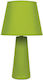 VK Lighting Ceramic Table Lamp for Socket E14 with Green Shade and Base