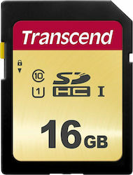 Transcend 500S SDHC 16GB Klasse 10 U1 V30 UHS-I