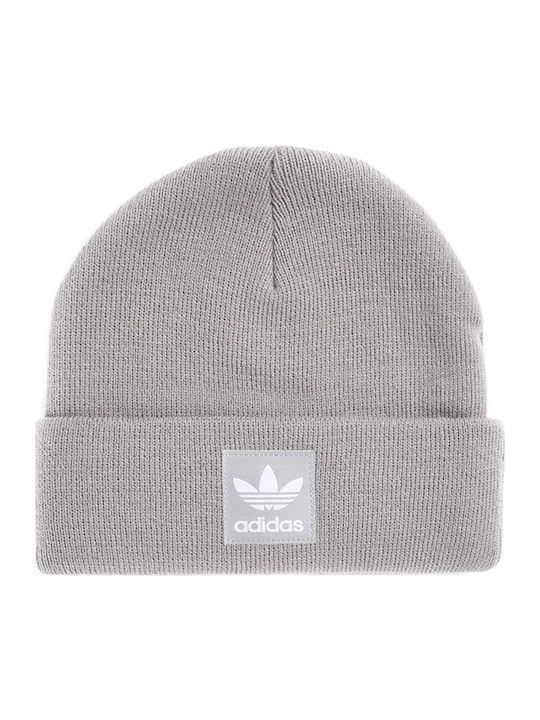 Beanie Ανδρικός Σκούφος Πλεκτός σε Γκρι χρώμα
