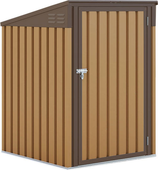 Metallic Garden Shed Galvanized 1x1x1.3m