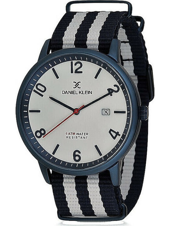 Daniel Klein Ανδρικό Ρολόι 44mm Μπαταρίας με Μπ...